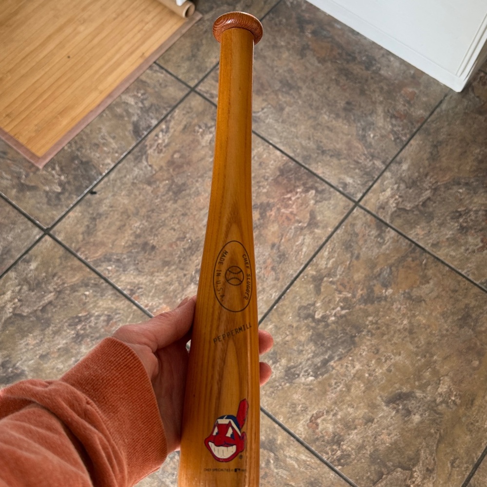 Cleveland Indians (Guardians) pepper mill grinder. Excellent used condition
